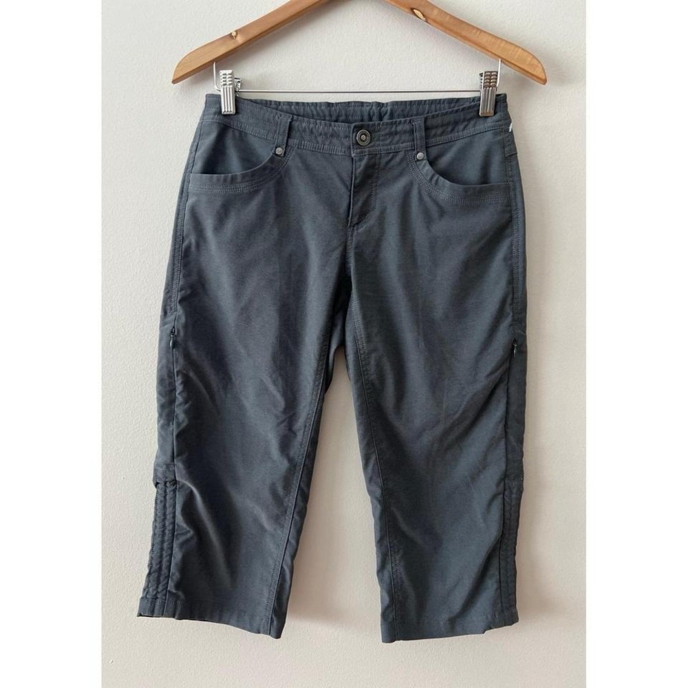 Kuhl Women's Trekr Kapri Pants Dark Gray Size 4